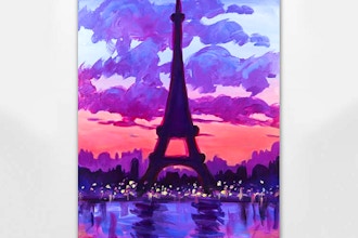 Paint Nite: Eiffel Sunset